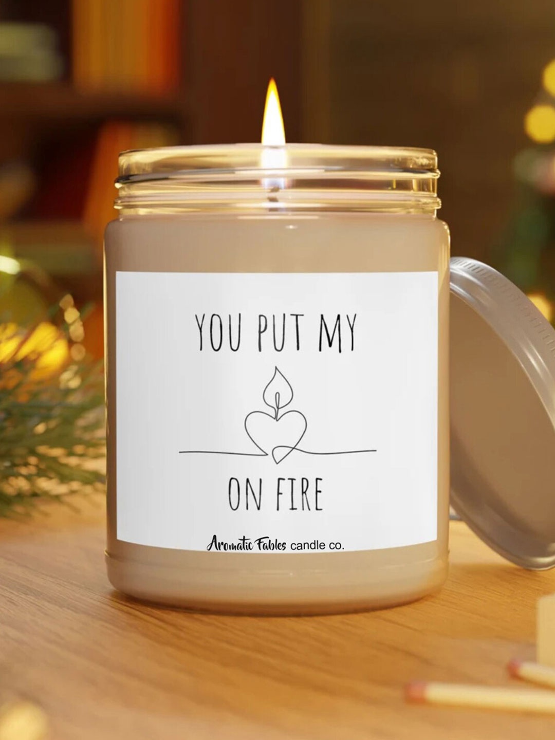 

Aromatic Fables Scented Jar Candle, White