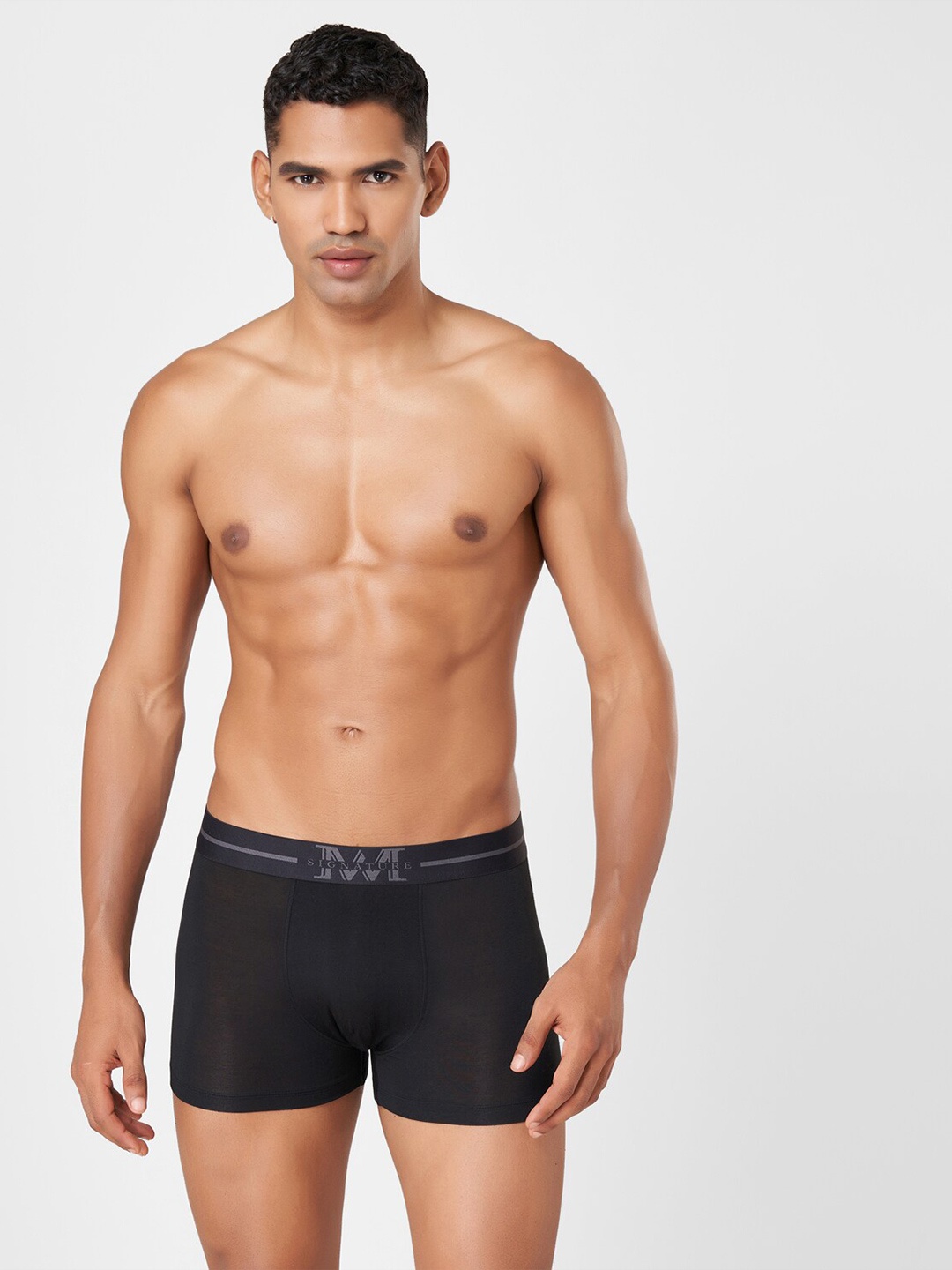 

Macroman M-Series Mid Rise Moisture Wicking Trunk 8903978392196, Black