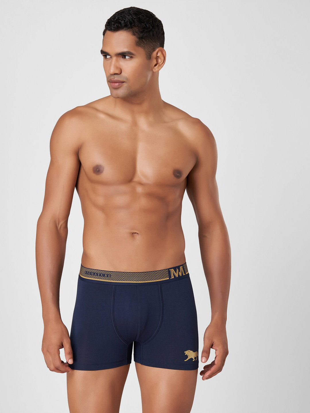 

Macroman M-Series Mid Rise Shape Retention Trunk 8903978391946, Navy blue