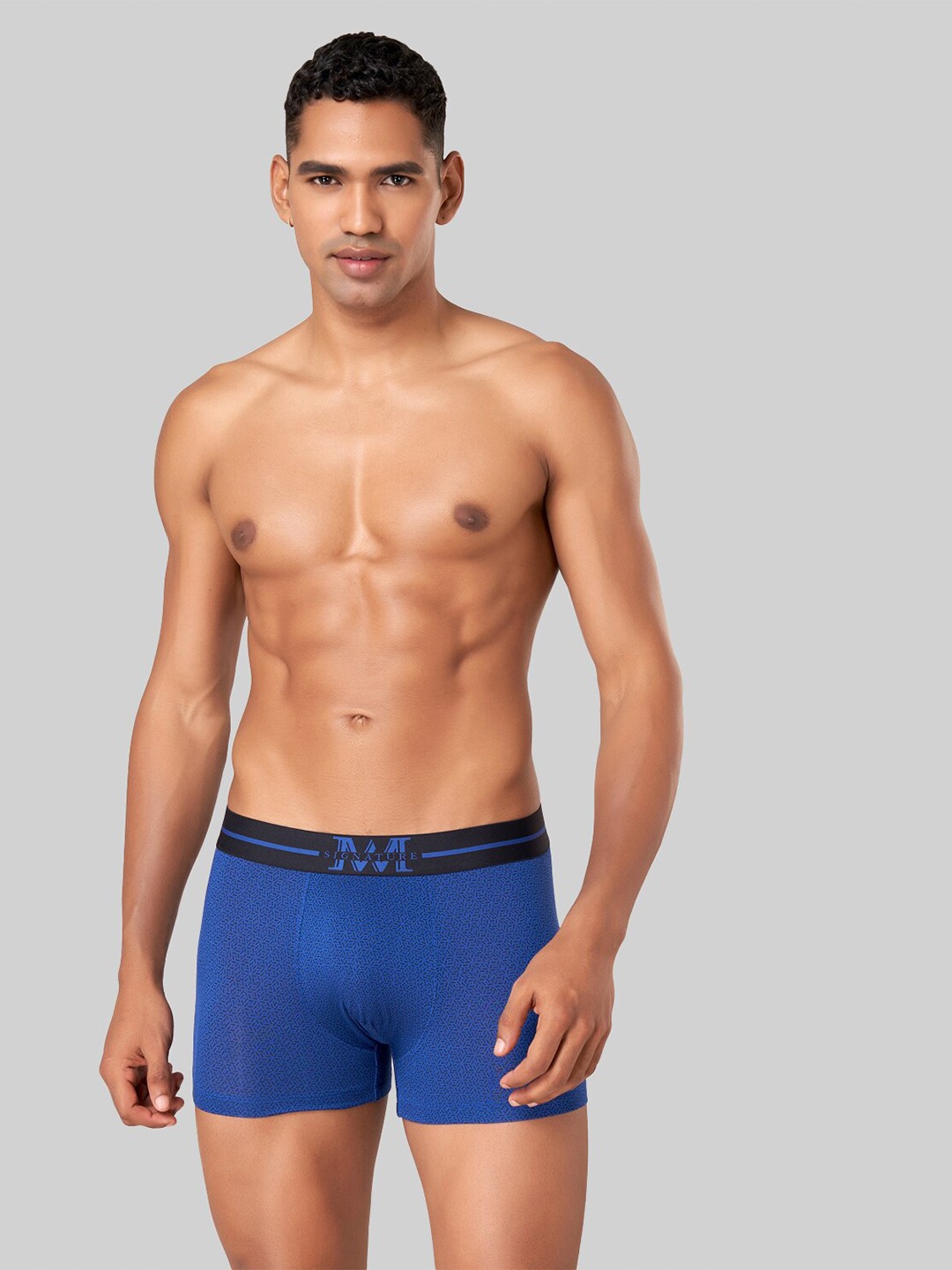 

Macroman M-Series MW Signature Printed Breathability Trunks 8903978392646, Blue