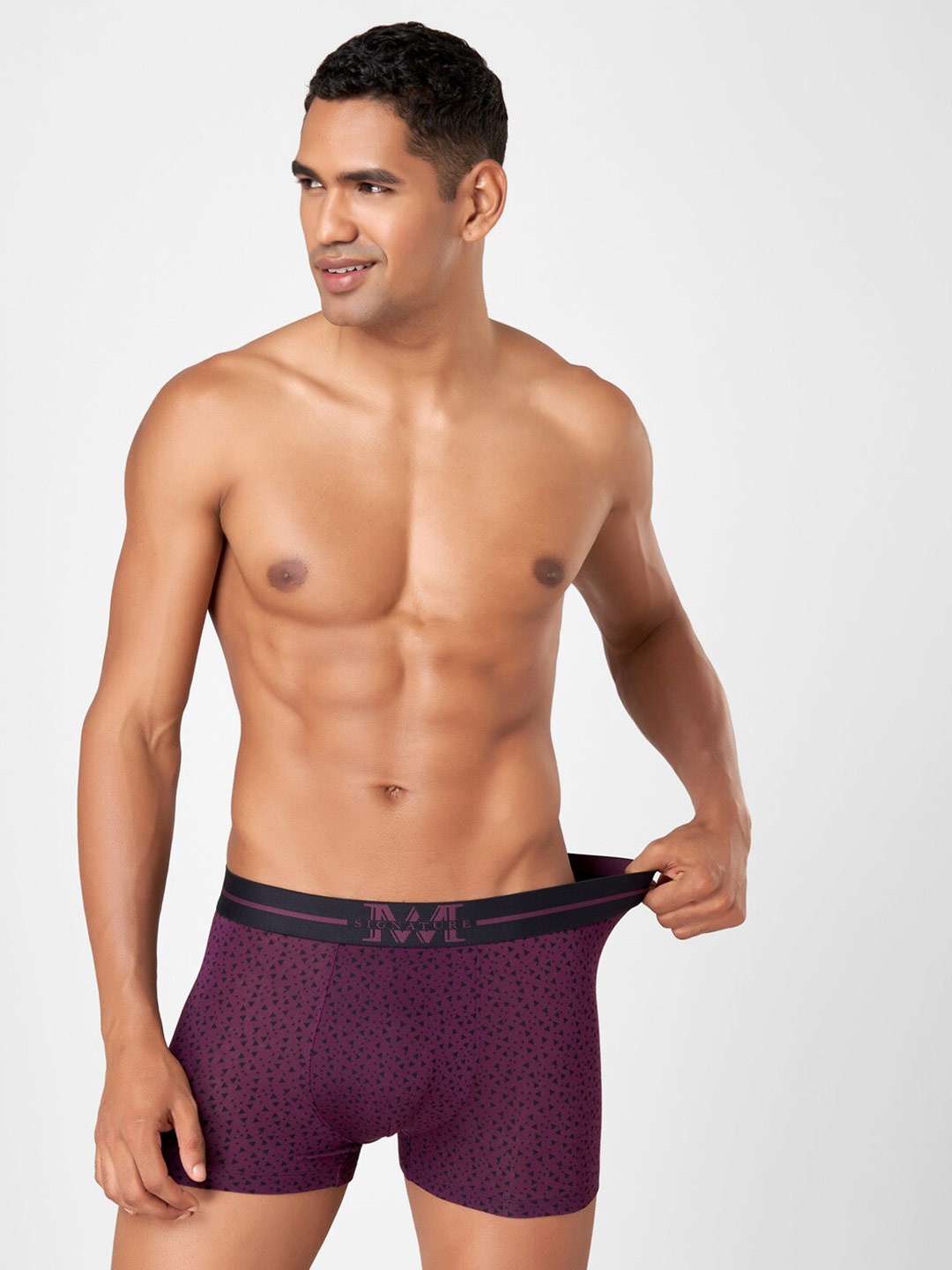 

Macroman M-Series Printed Breathable Trunks 8903978392752, Purple