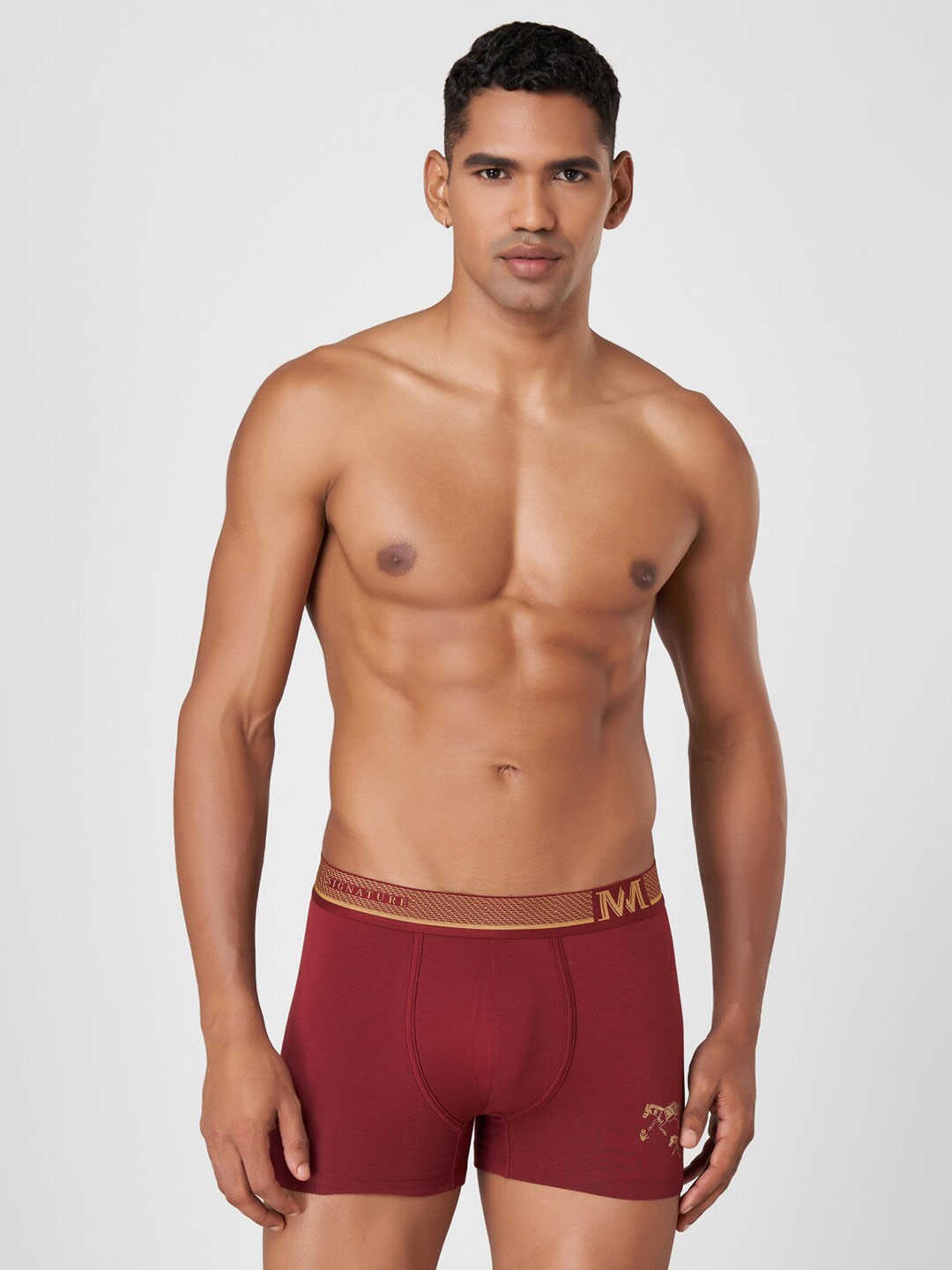 

Macroman M-Series Men Shape Retention Trunk 8903978391847, Red