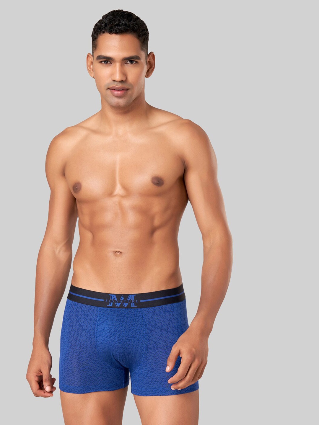 

Macroman M-Series Men Shape Retention Breathability Trunks 8903978392653, Blue