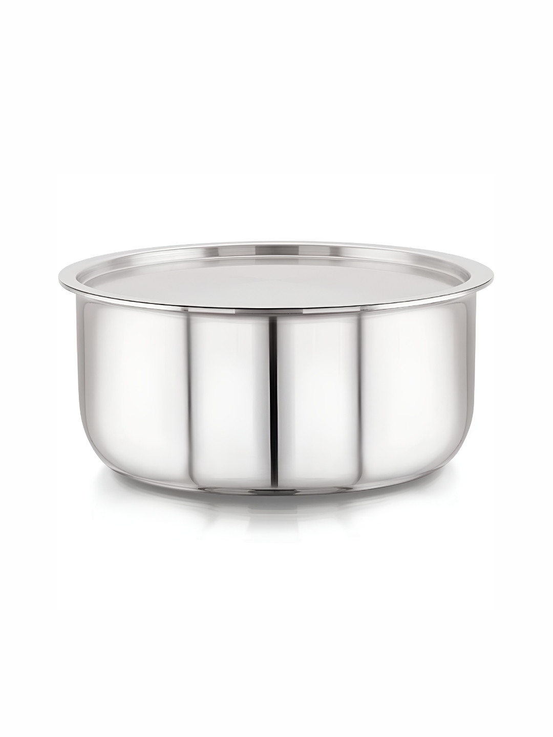 

MAGNUS Stainless Steel Triply Dishwasher Safe Tope With Lid, Silver