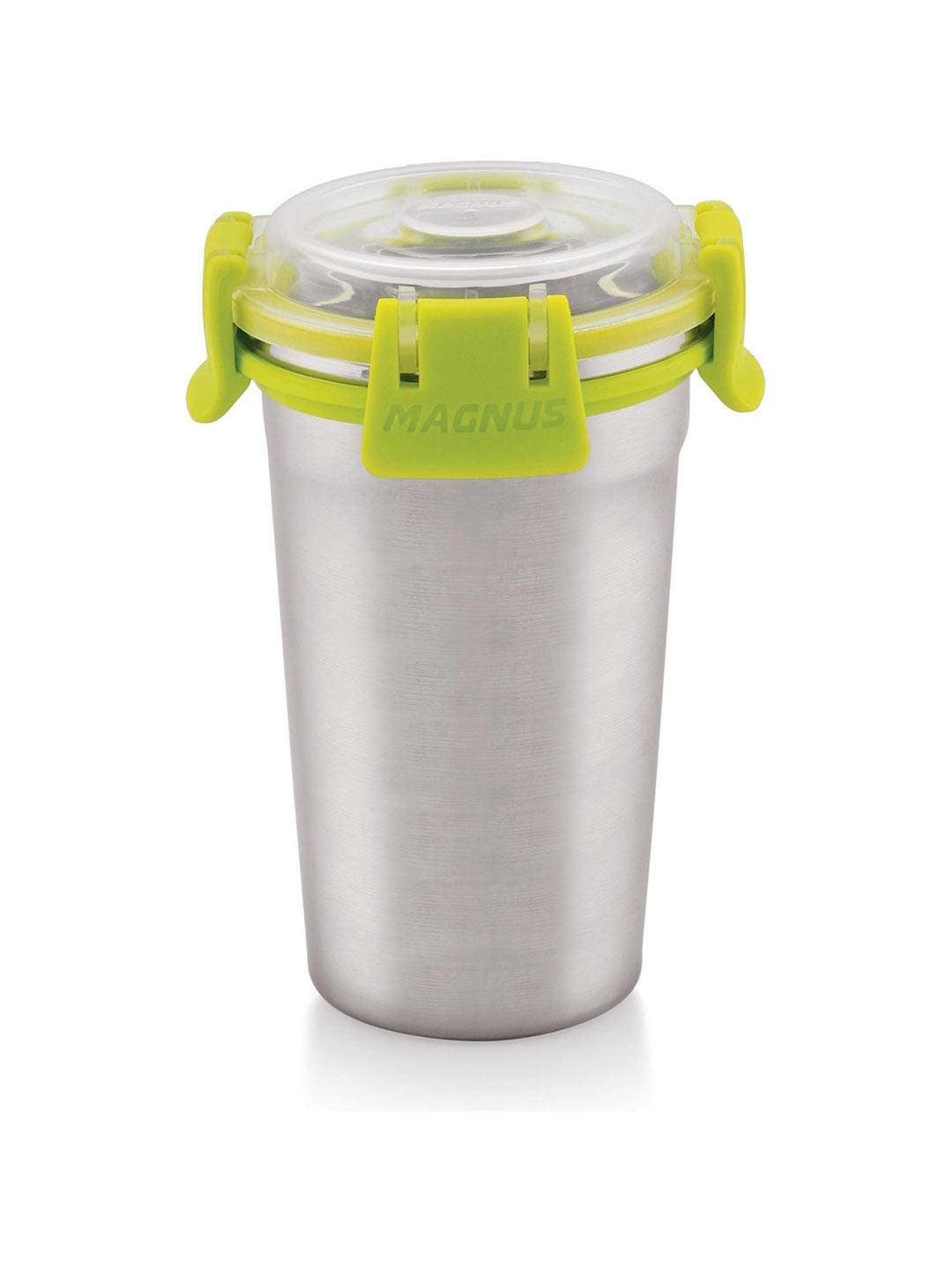 

MAGNUS Unisex Silver-Tone & Green Water Or Juice Glass Bar & Drinkware 350Ml