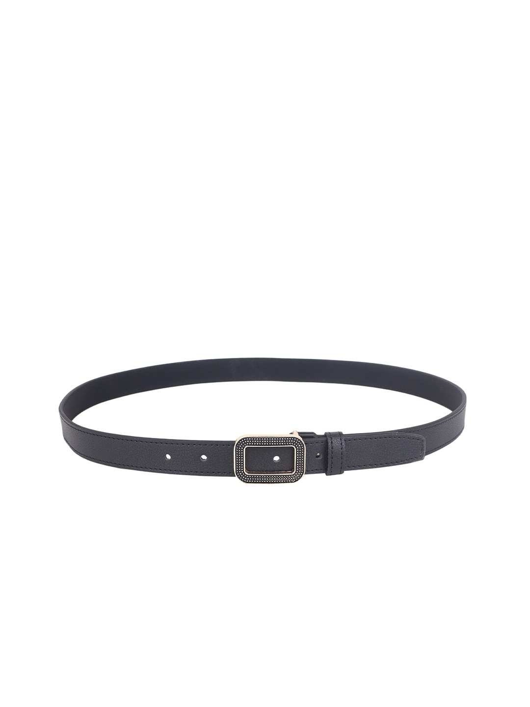 

Zacharias Women Textured Leather Belt, Black