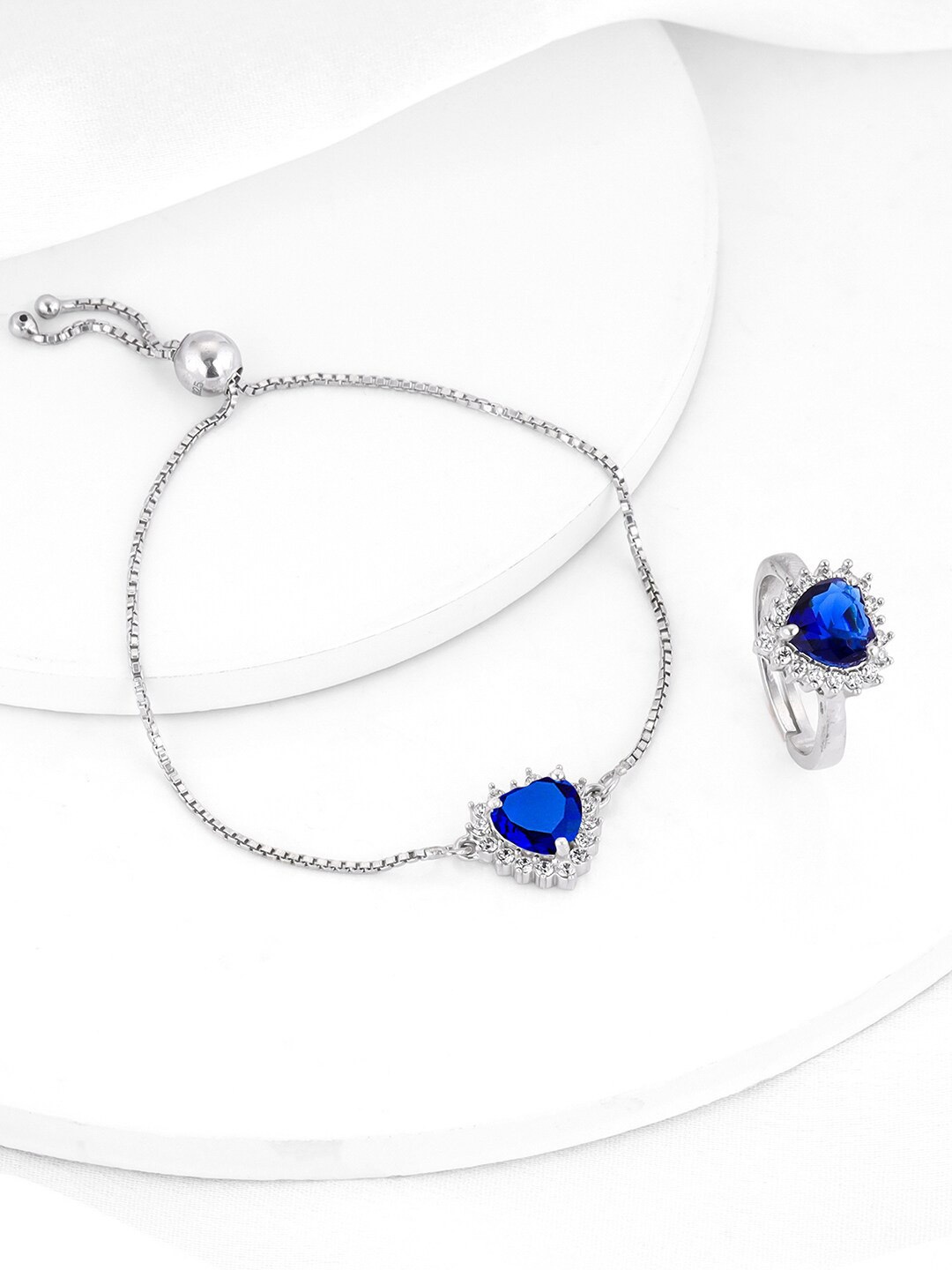 

GIVA 925 Sterling Silver Rhodium Plated Jewellery Set