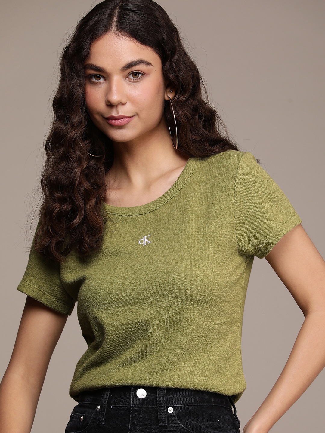 

Calvin Klein Jeans Slim Fit T-shirt, Green
