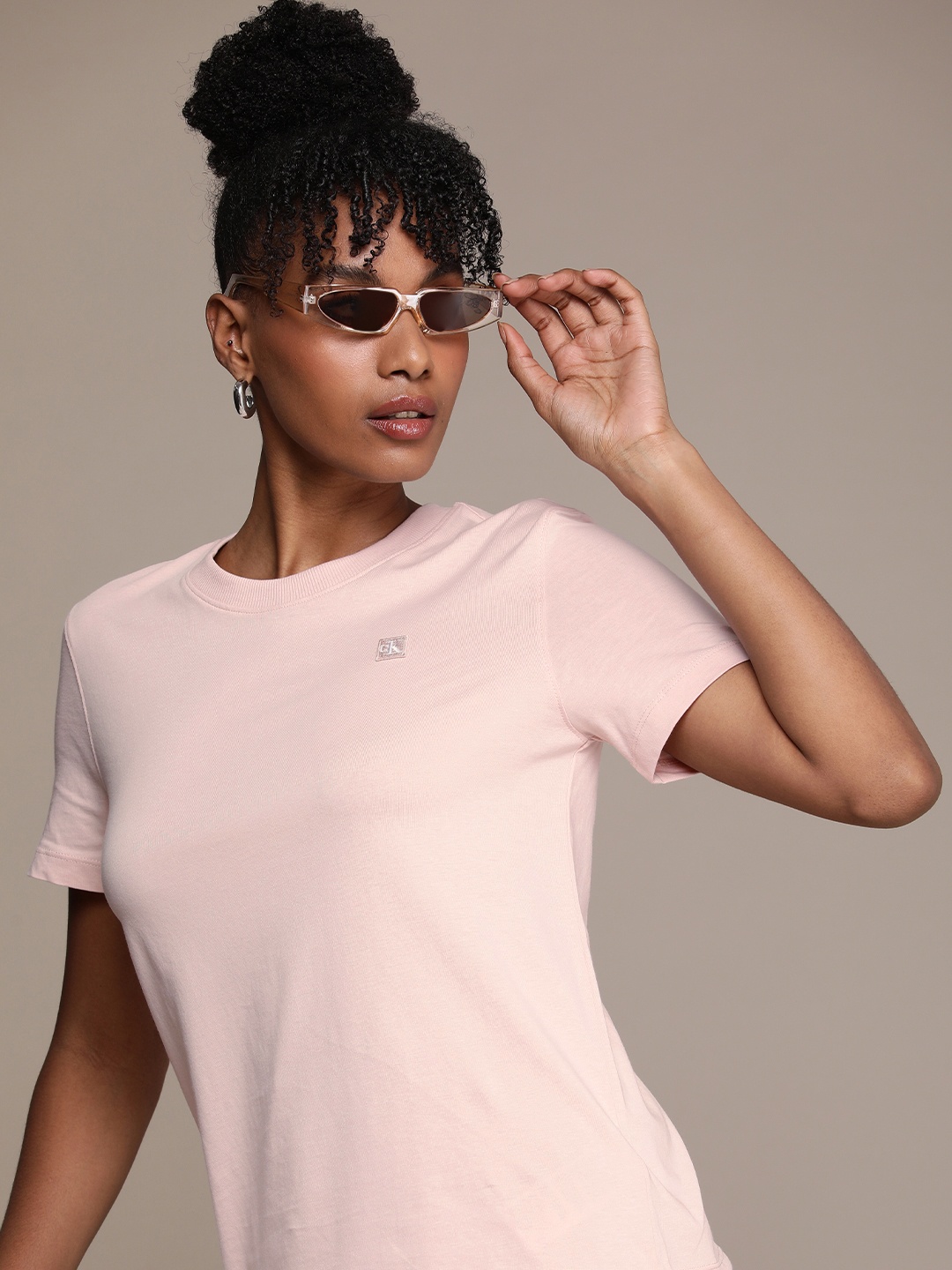 

Calvin Klein Jeans Pure Cotton T-shirt, Peach