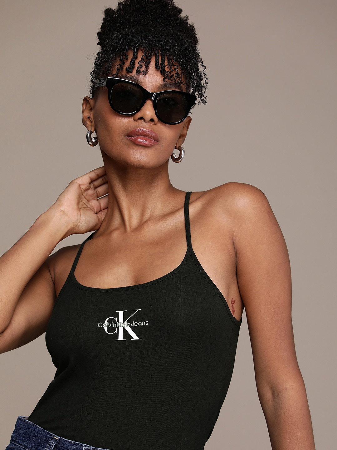 

Calvin Klein Jeans Pure Cotton Top, Black