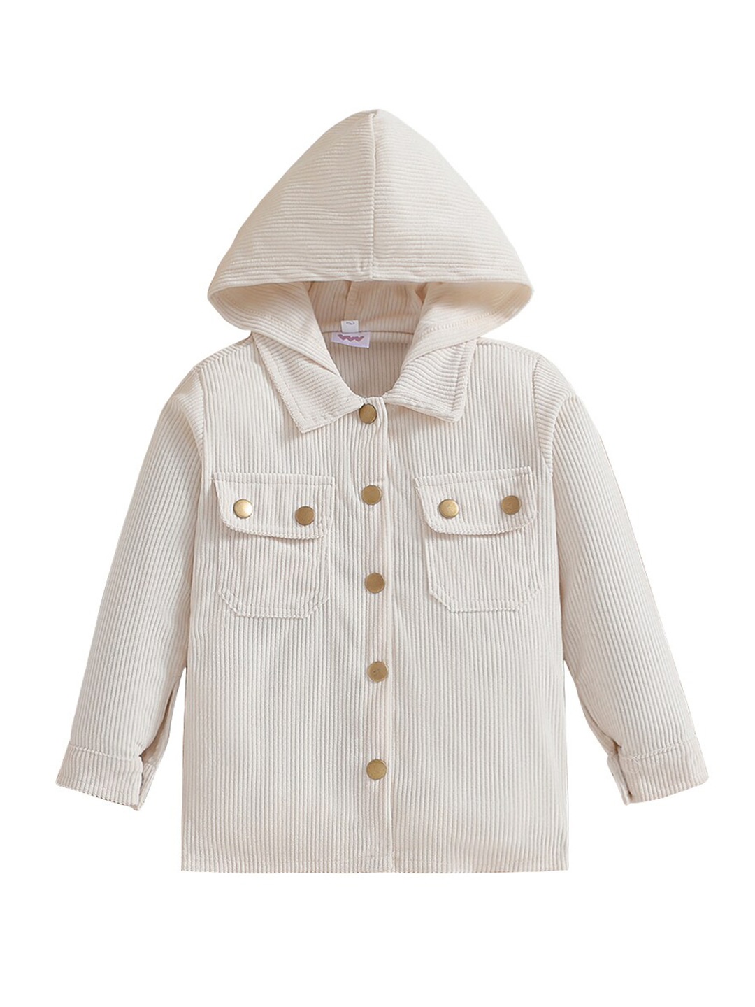 

StyleCast Boys Beige Hooded Cotton Front-Open Sweatshirt
