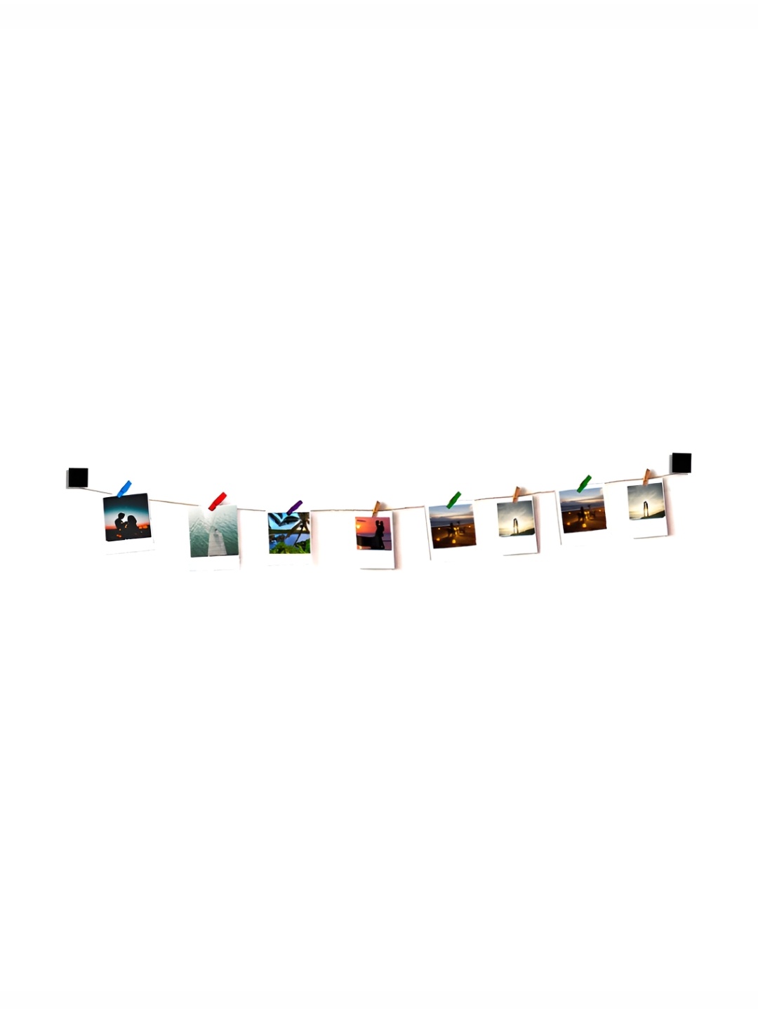 

VAH Kya Bat Hai !! Black Wooden Wall Photo Frames With Clips