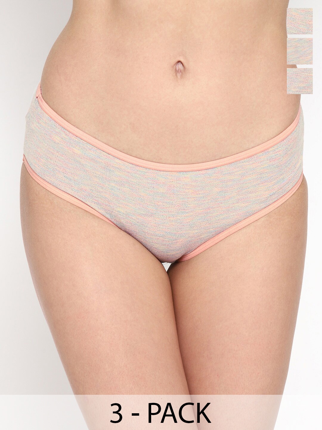 

Skidlers Pack Of 3 Cotton Antibacterial Hipster Briefs, Grey
