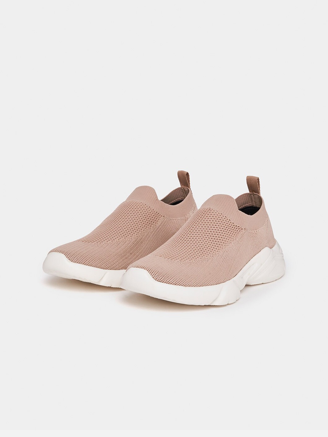 

Styli Women Mesh Non Marking Running Shoes, Cream