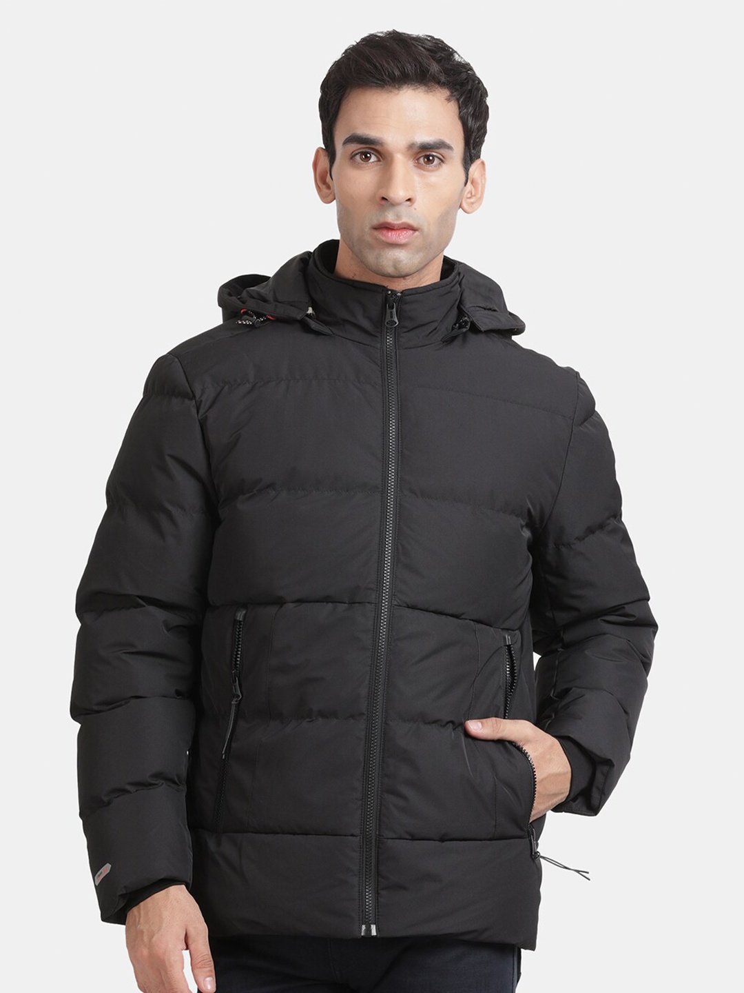 

t-base Hooded Insulator Puffer Jacket, Black