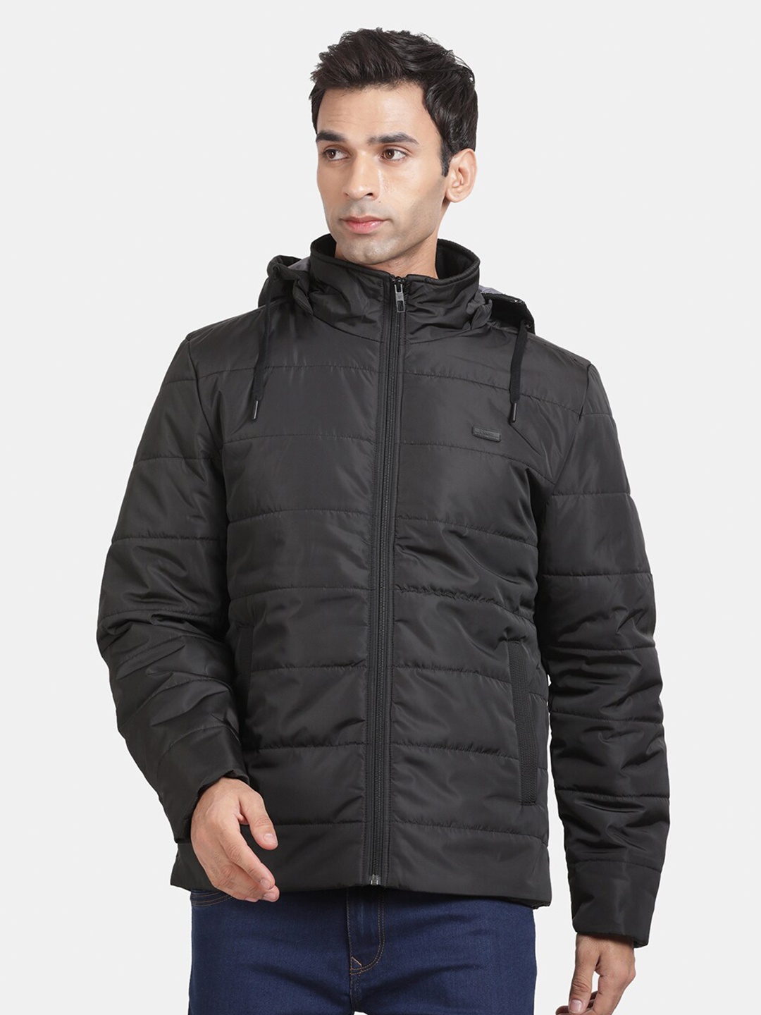 

t-base Hooded Insulator Padded Jacket, Black