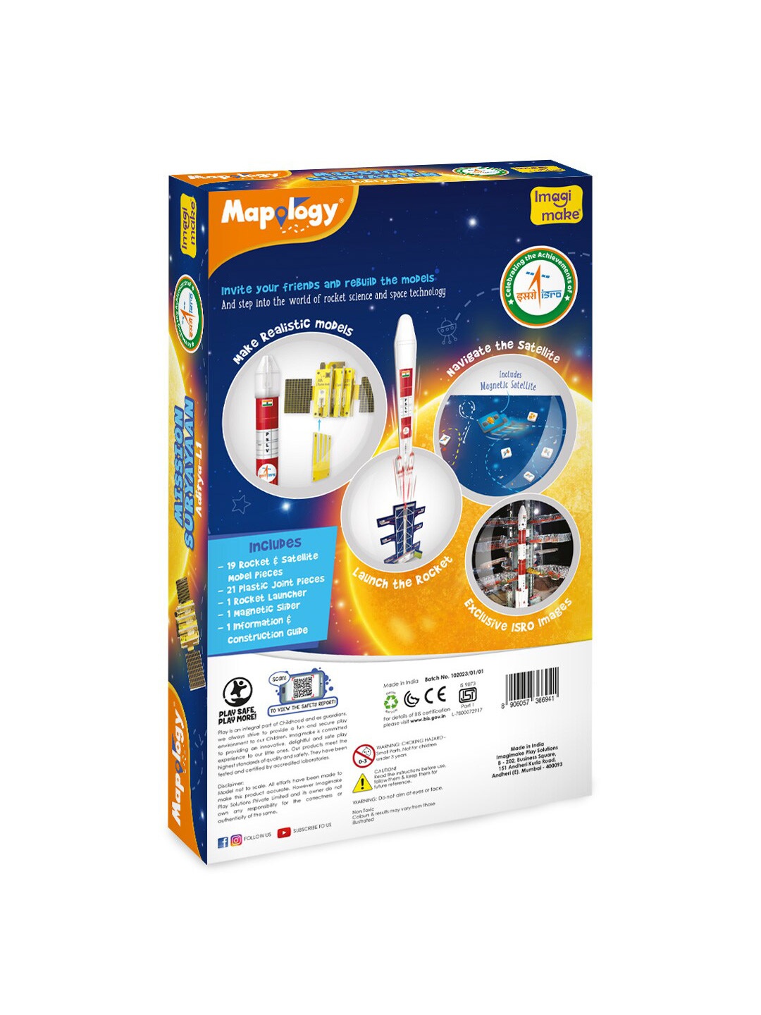 

Imagimake Kids Mission Suryayaan Toy, Blue