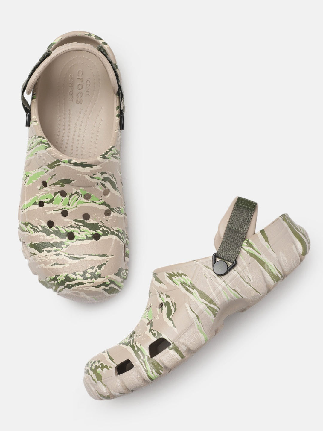 

Crocs Unisex Camo Printed Clogs, Multi