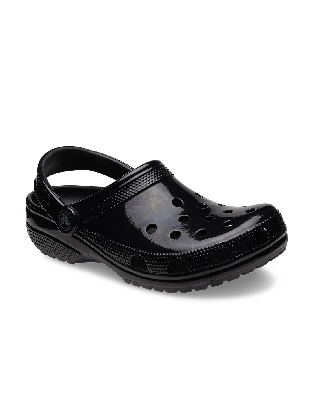 

Crocs Classic High Shine Clog, Black