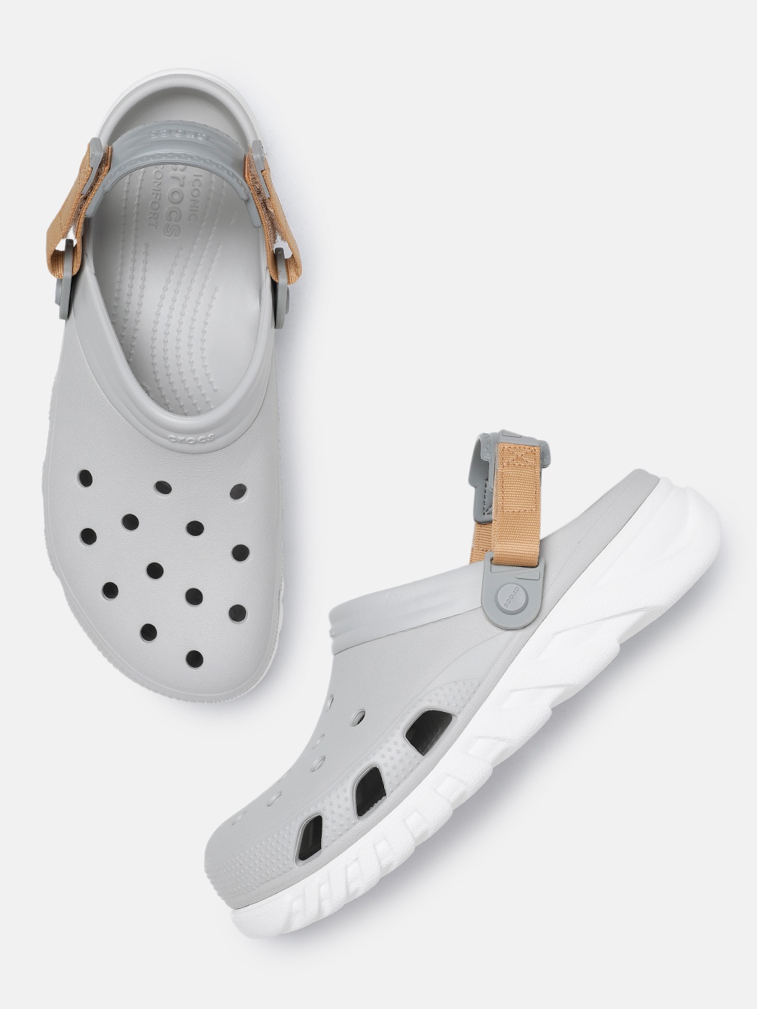 

Crocs Unisex DM2 Clogs Sandals, Grey