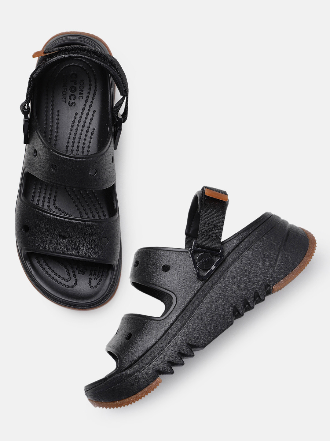 

Crocs Unisex Hiker Xscape Comfort Sandals, Black