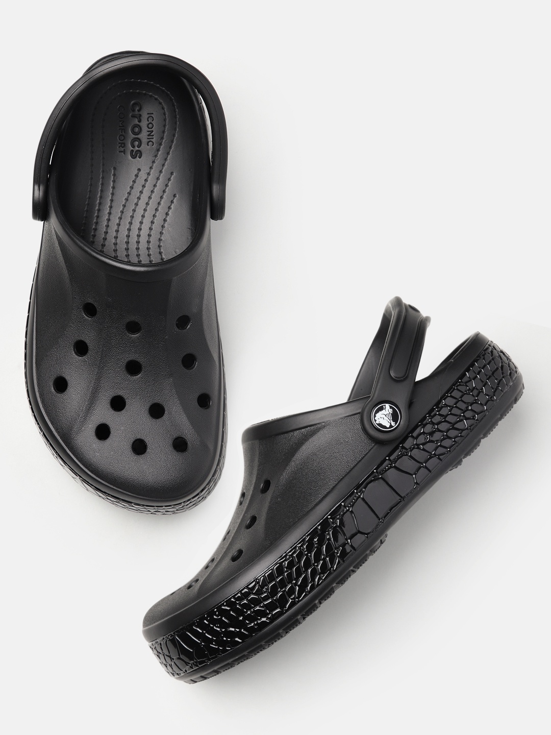 

Crocs Unisex Bayaband Clogs, Black