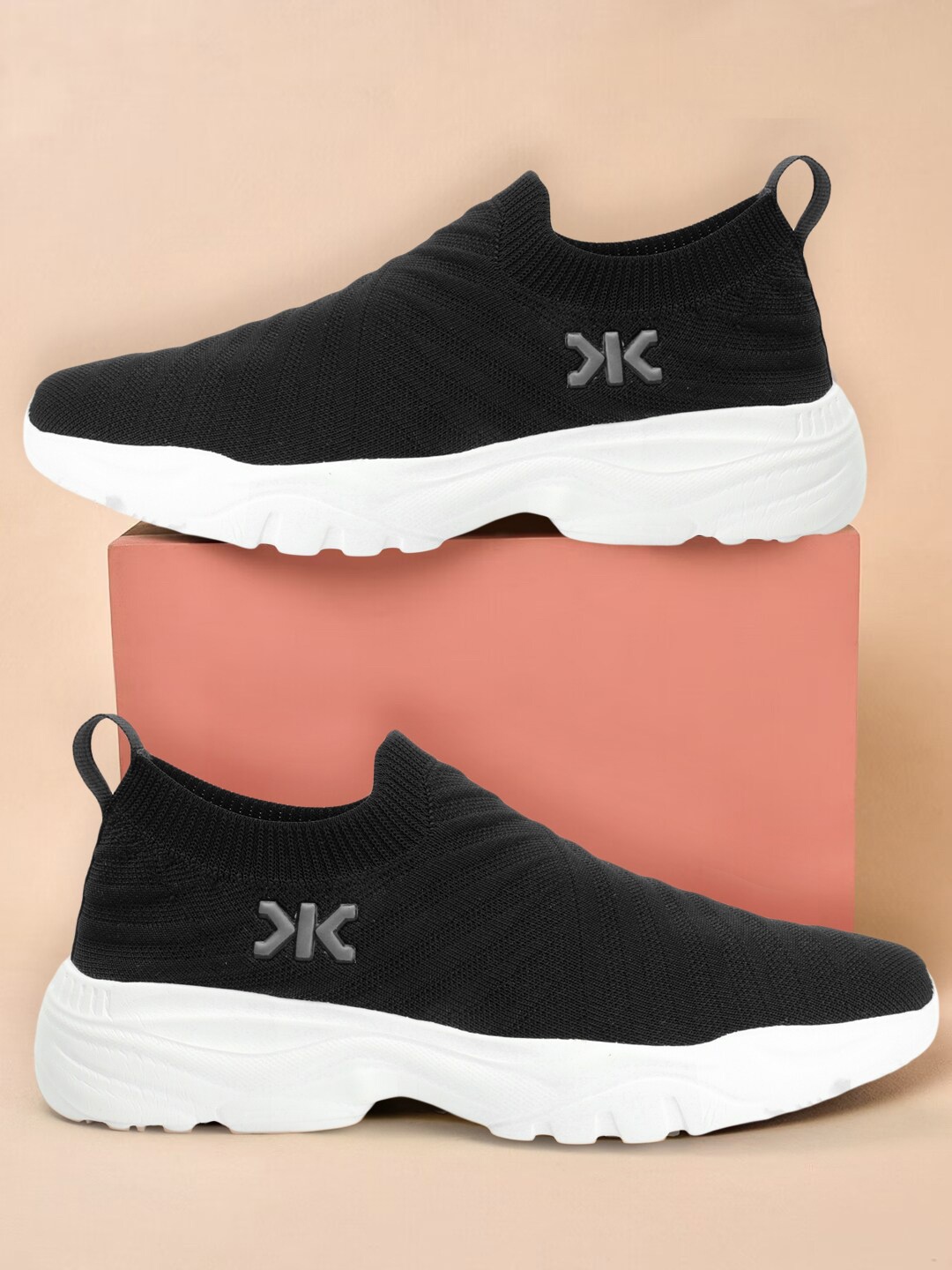 

Killer Men Perforations Slip-On Sneakers, Black