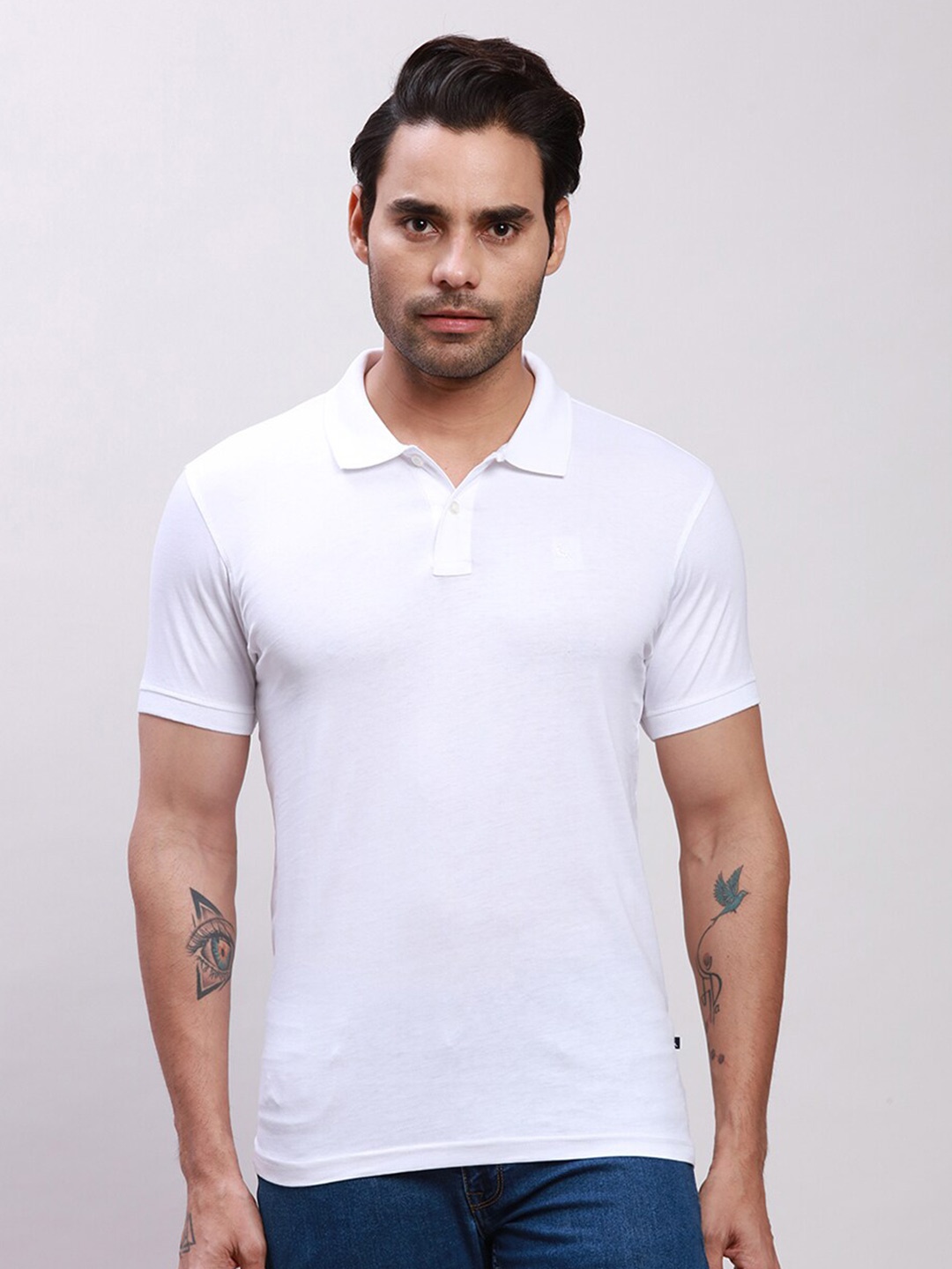 

Parx Polo Collar Pockets Regular T-shirt, White