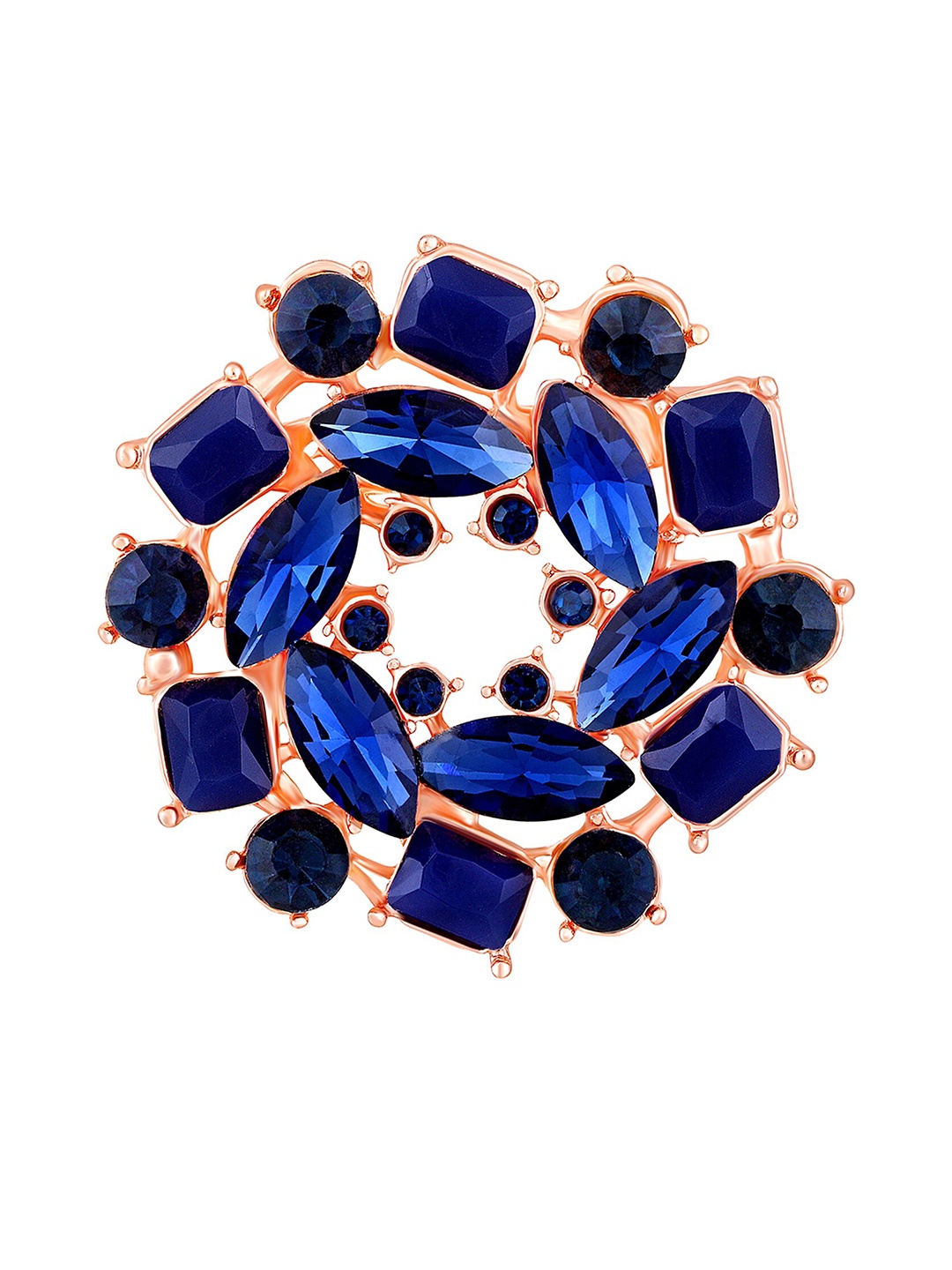 

Mahi Women Stone-Studded Brooch, Blue