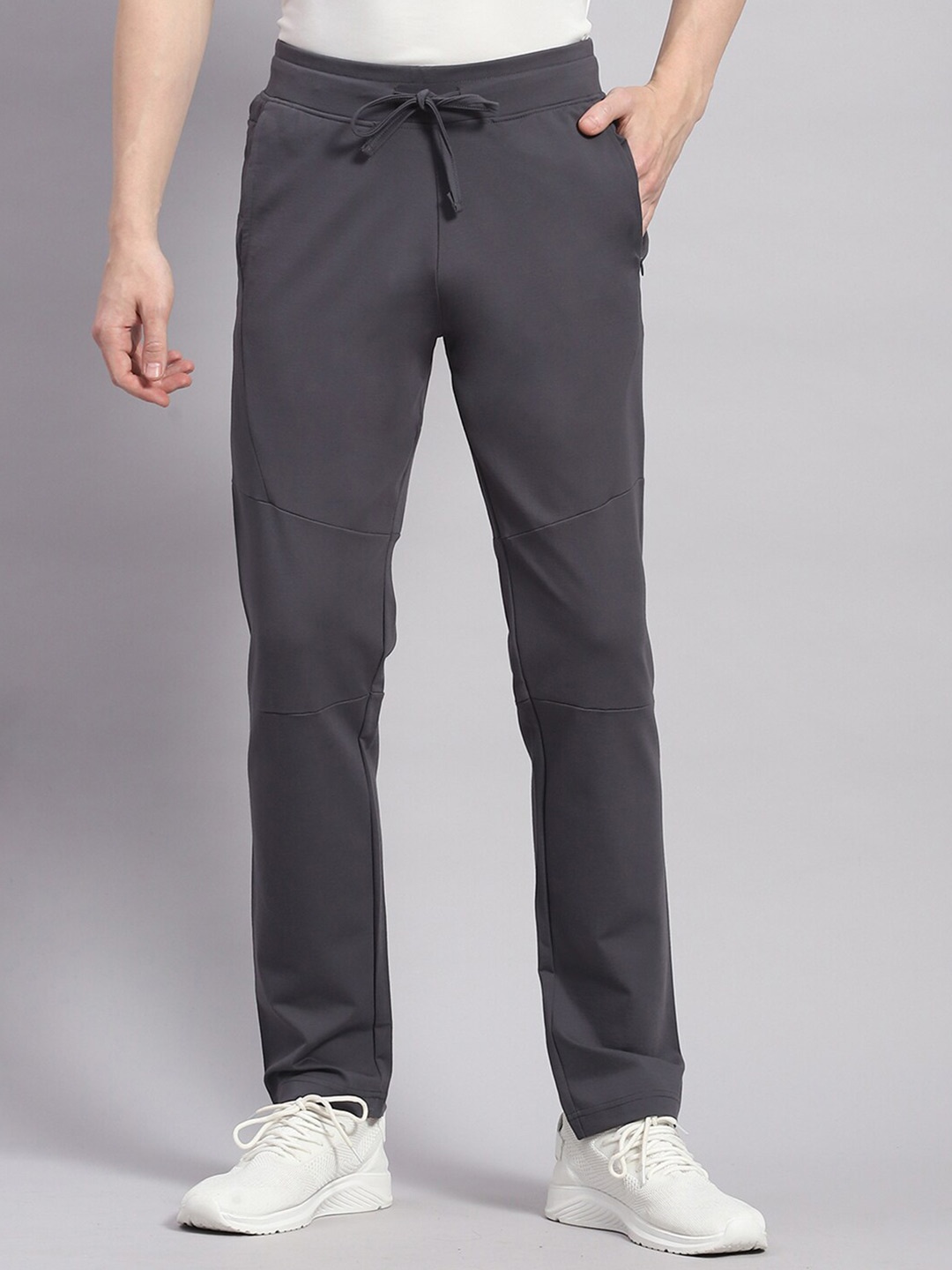 

rock.it winter Men Mid-Rise Sports Track Pant, Grey