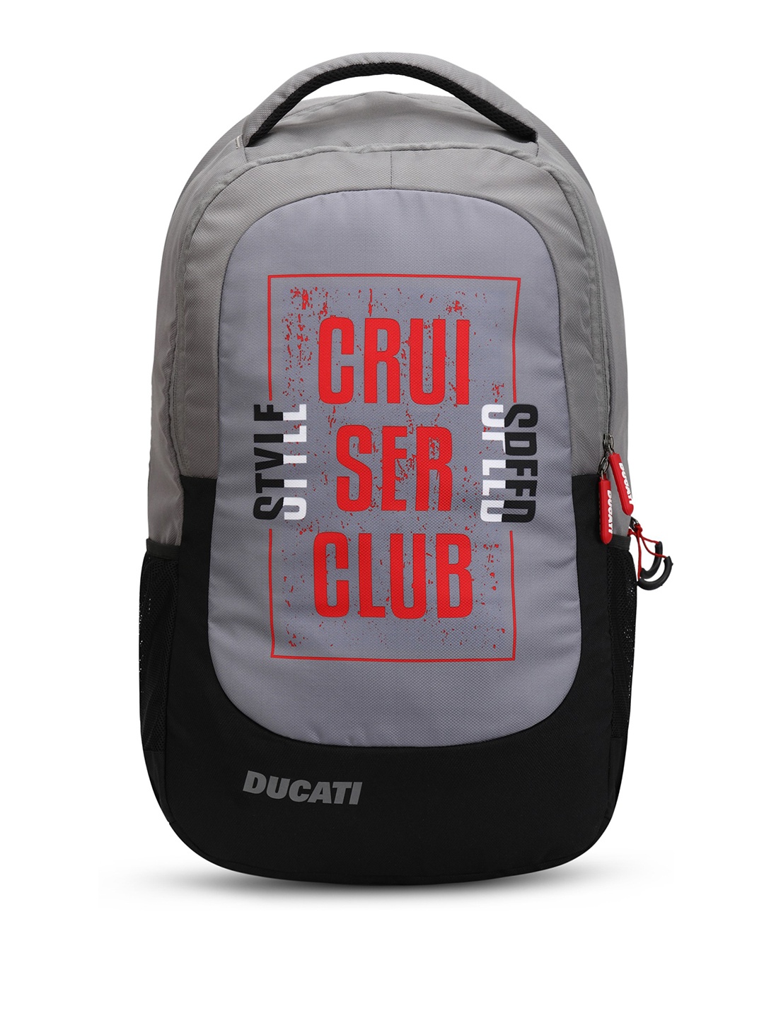 

Ducati Unisex Printed Backpack, Grey