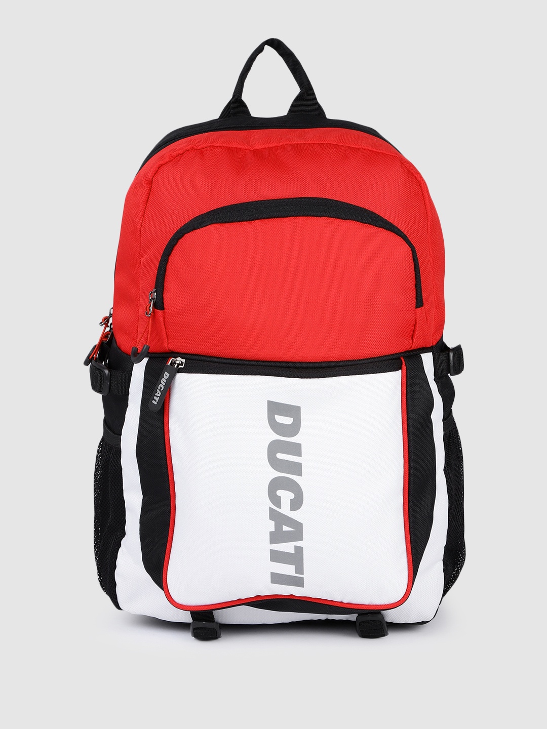 

Ducati Unisex Brand Logo Backpack, White