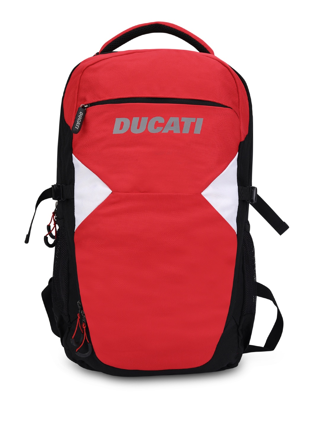 

Ducati Unisex Brand Logo Printed Backpack, Red