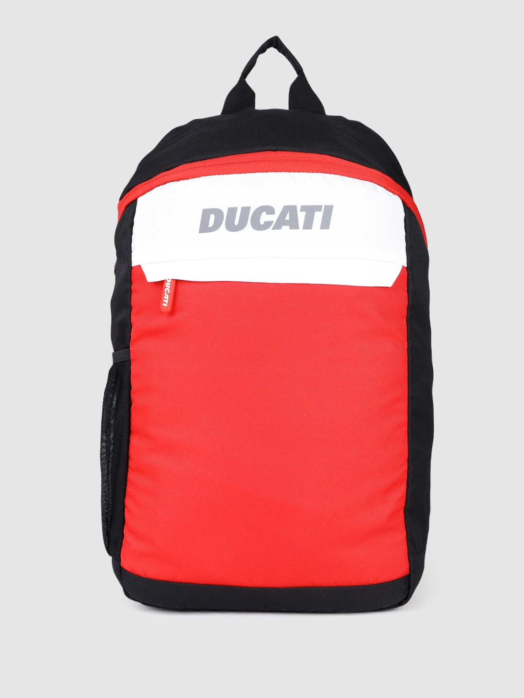 

Ducati Unisex Brand Logo Printed Backpack, Red