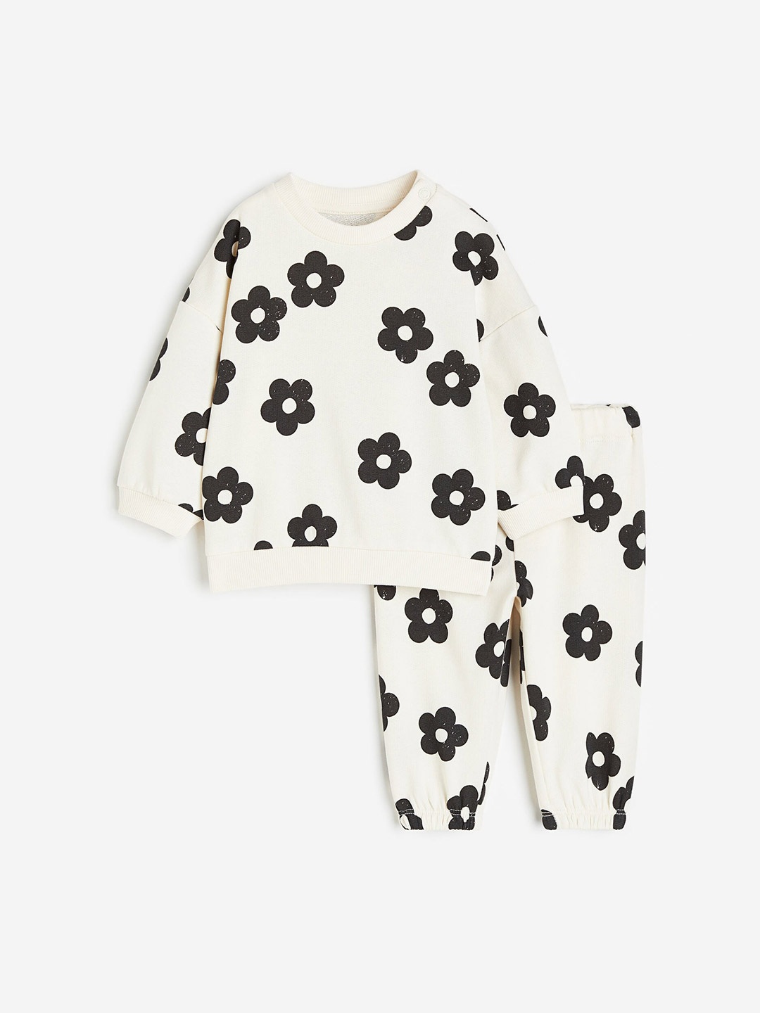 

H&M Boys 2-Piece Sweatshirt Set, White
