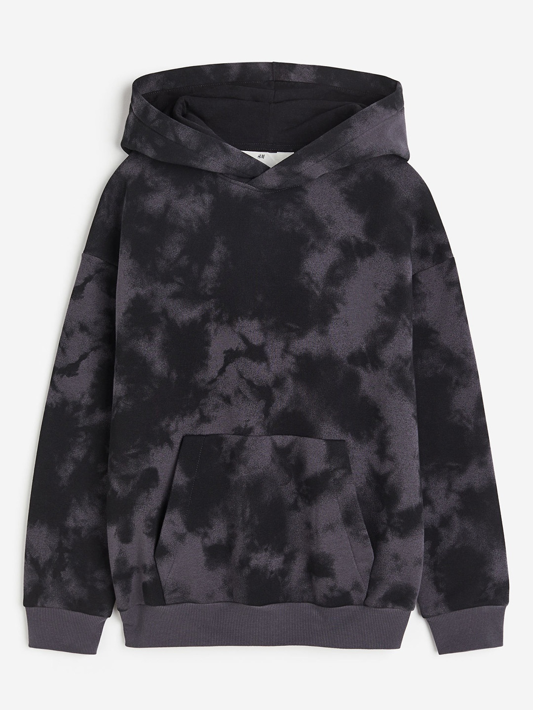 

H&M Boys Patterned Hoodie, Black