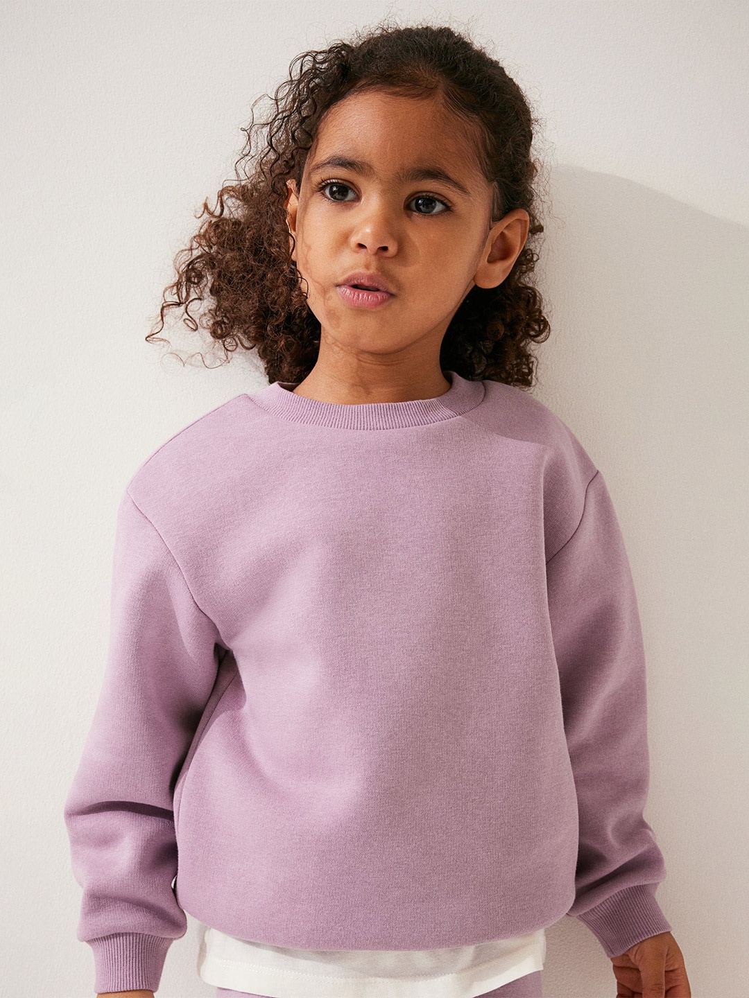 

H&M Girls Round Neck Sweatshirts, Purple