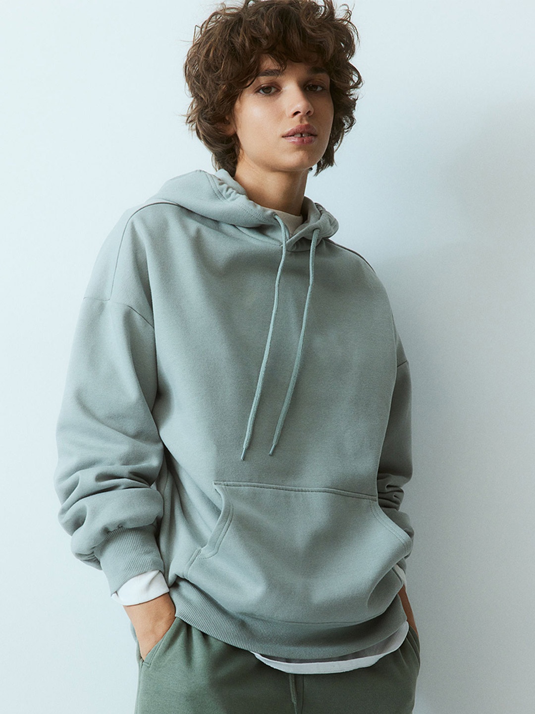 

H&M Oversized Hoodie, Green
