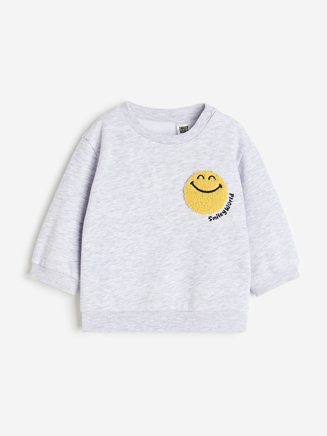 

H&M Boys Motif-Detail Sweatshirt, Grey