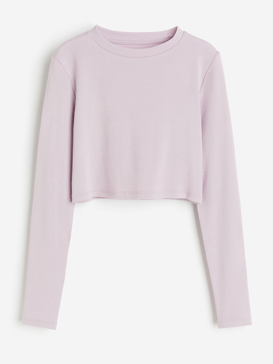 

H&M Girls Long-Sleeved Jersey Top, Purple