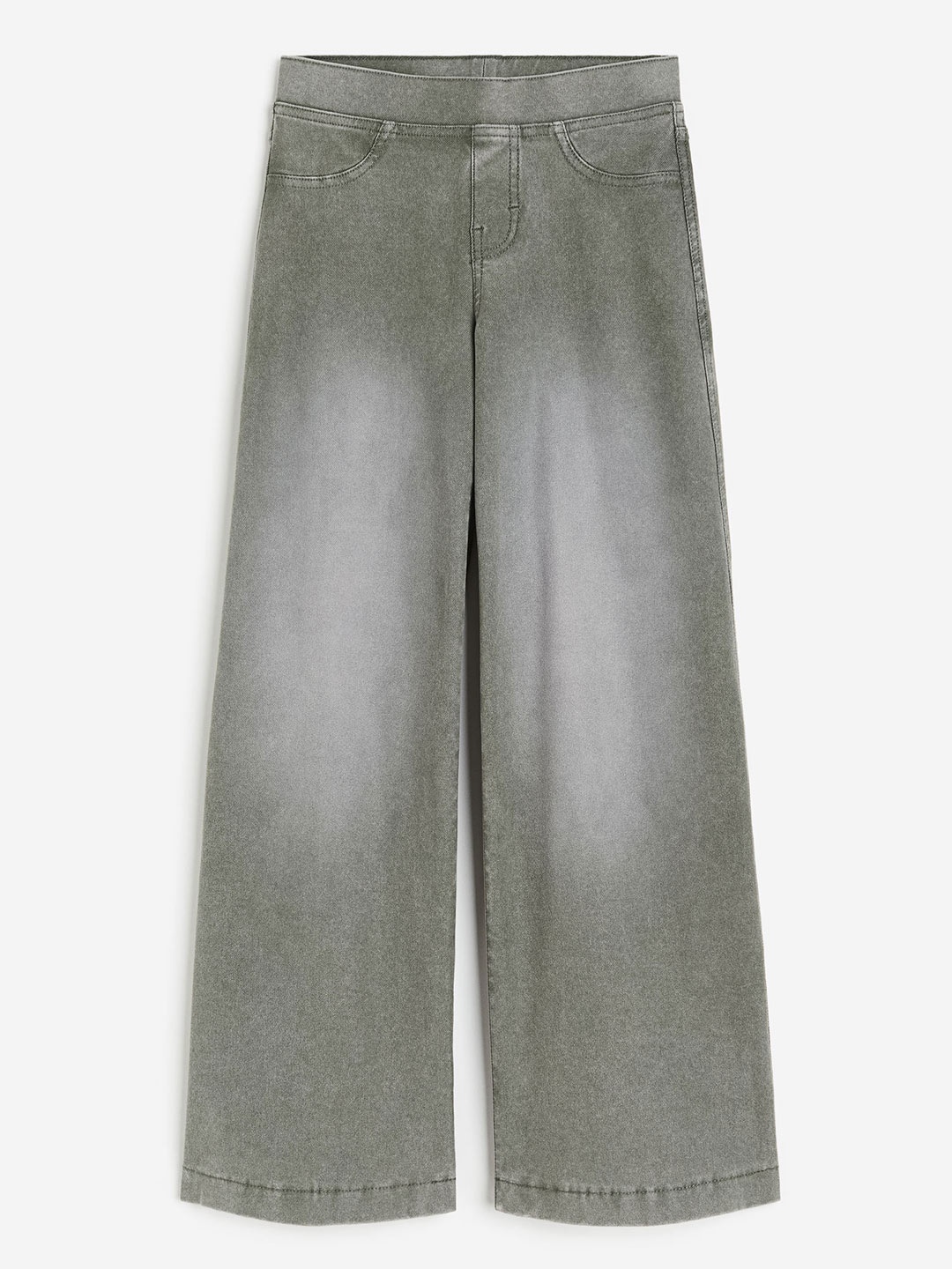 

H&M Girls Wide Trousers, Green
