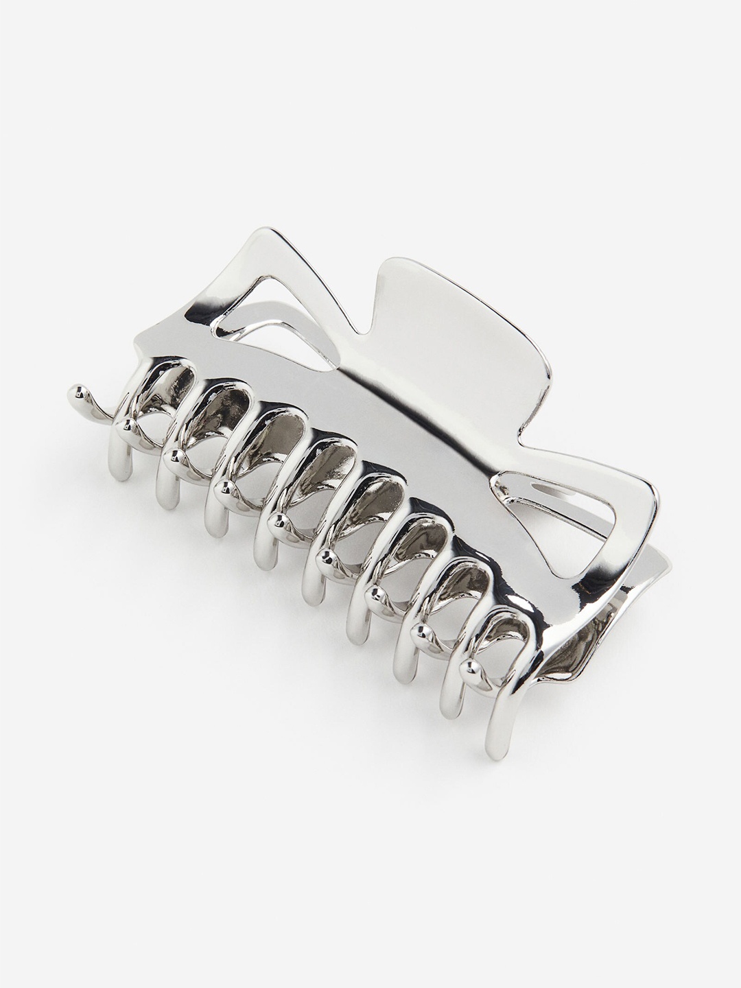 

H&M Large Metal Hair Claw, Silver