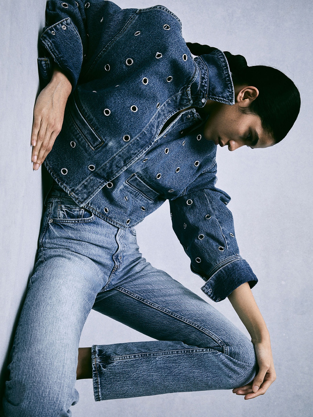 

H&M Women Slim High Jeans, Blue