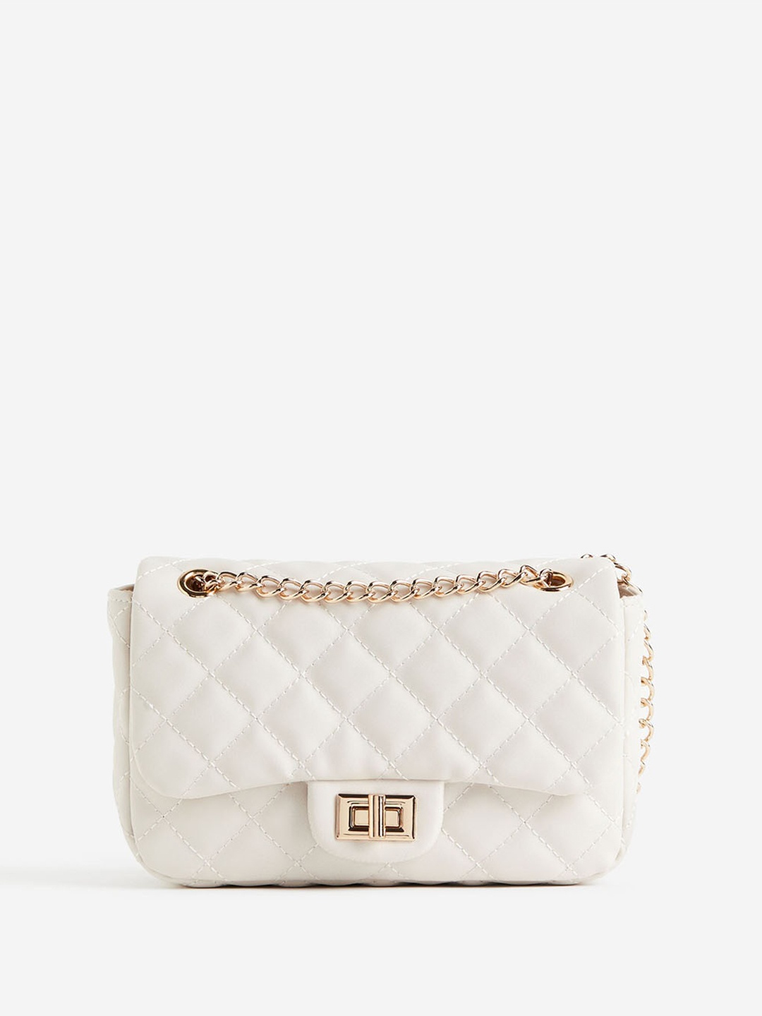 

H&M Girls Velour Shoulder Bag, White