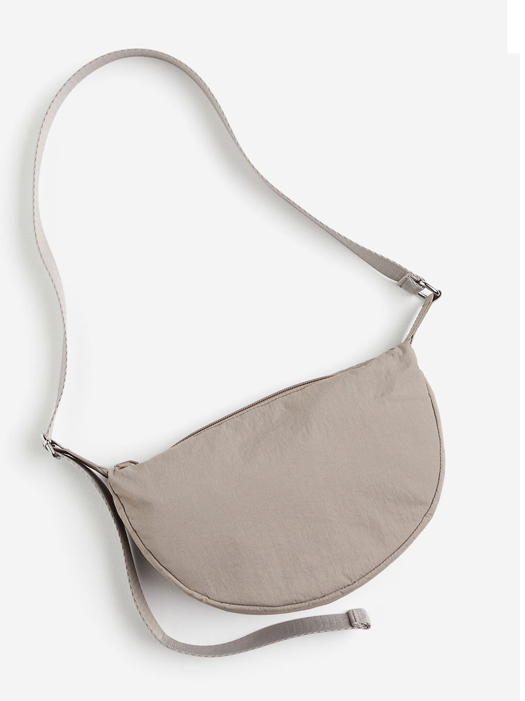 

H&M Nylon Shoulder Bag, Beige