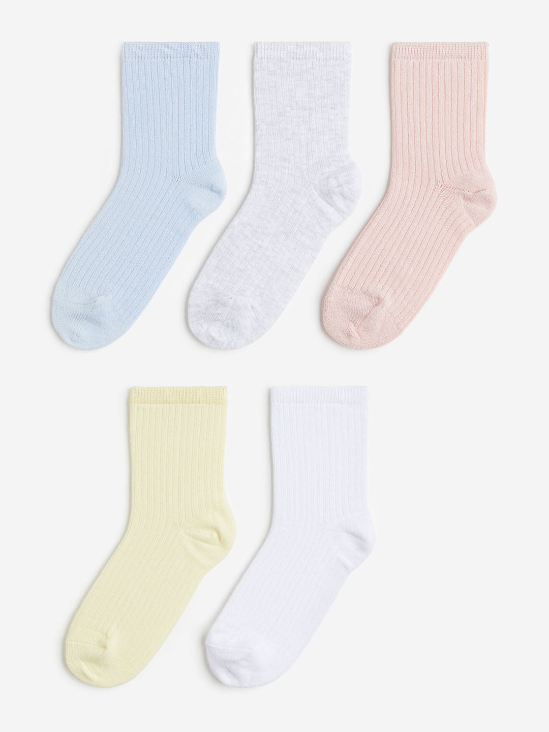 

H&M Girls 5-Pack Socks, Blue