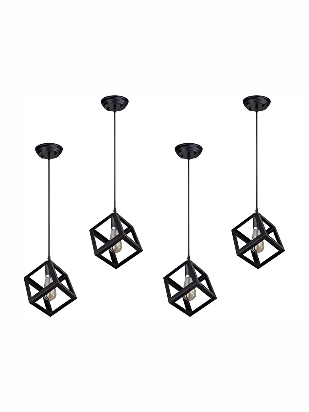 

Areezo Black 4 Pcs Rectangle Ceiling Lamp