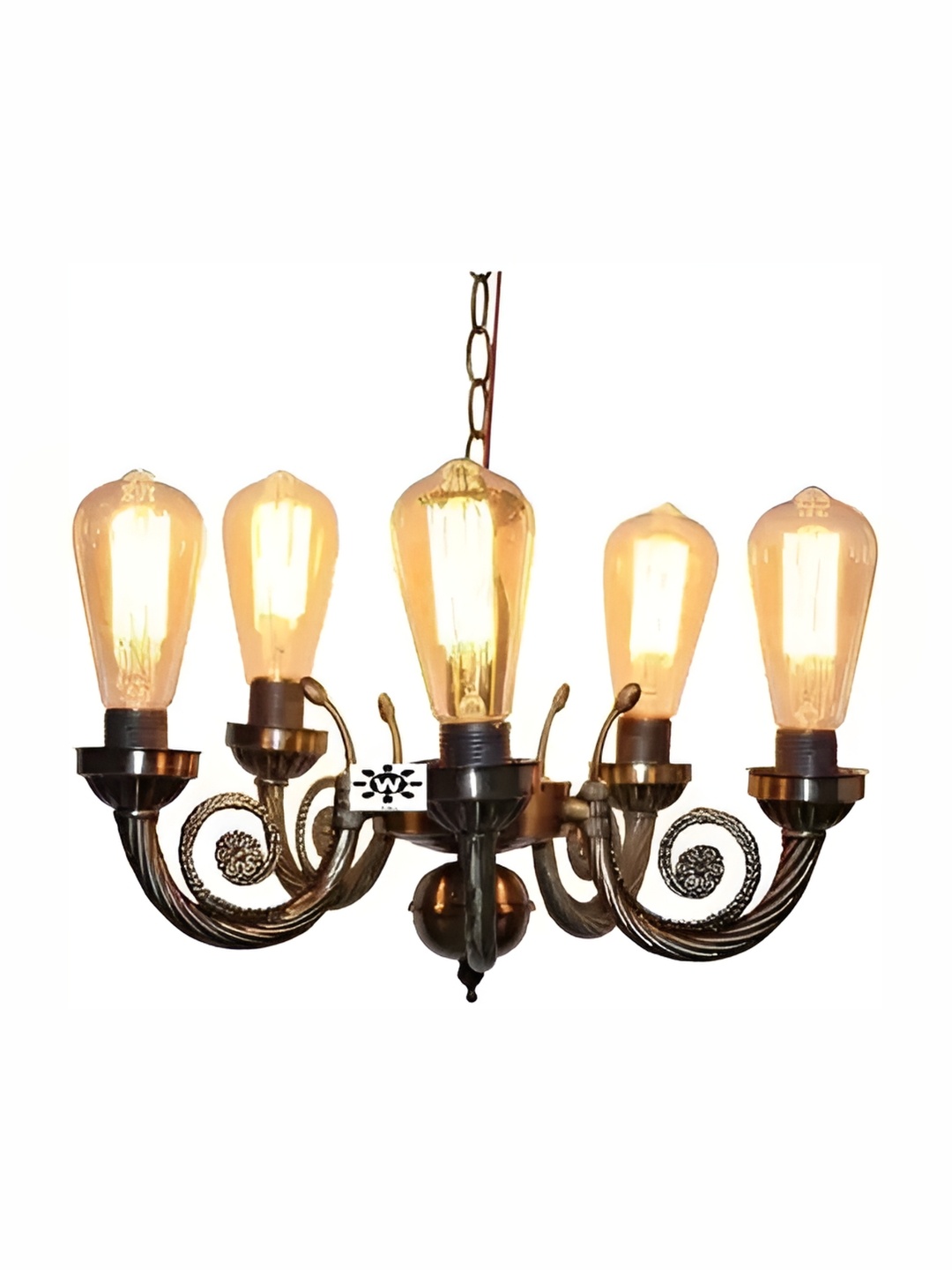 

Areezo Gold-Toned Textured Aluminium Abstract Shaped Ceiling Lamp