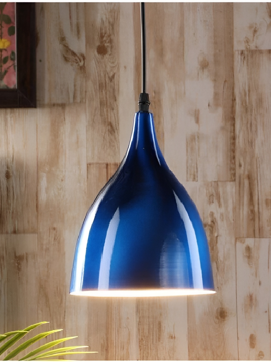 

Areezo Blue Bell Metal Ceiling Lamp