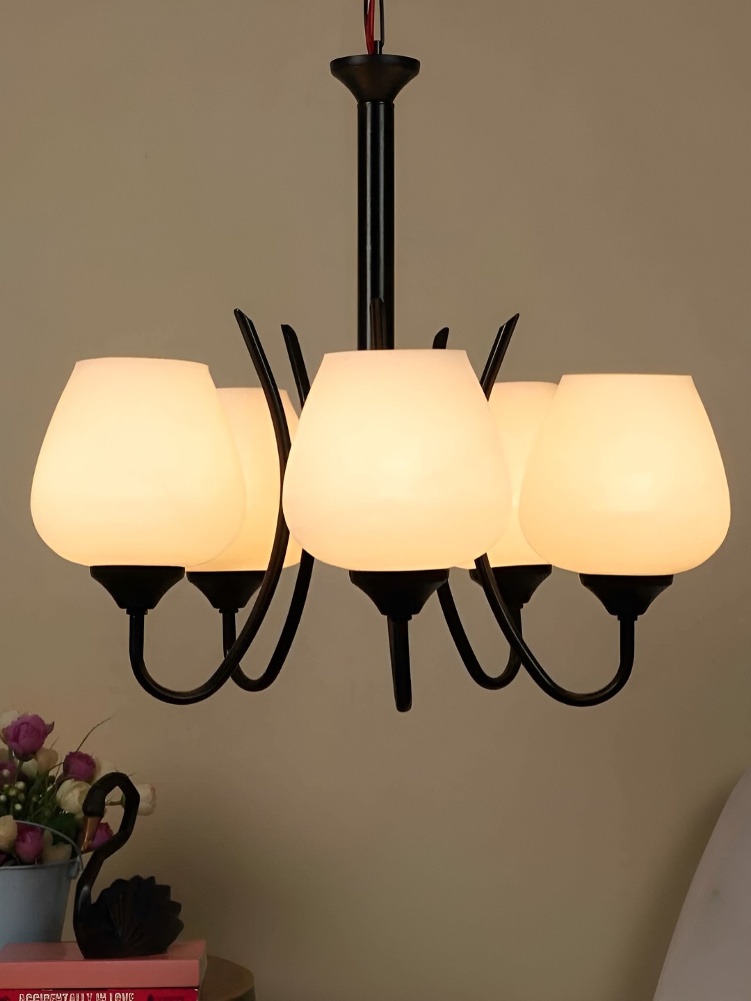

Areezo Black Bell Metal Ceiling Lamp